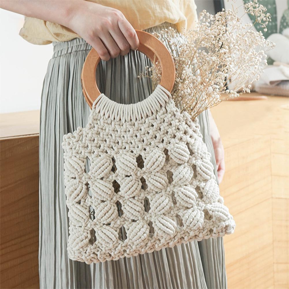 Fashion Cotton Rope Straw Women’s Bag