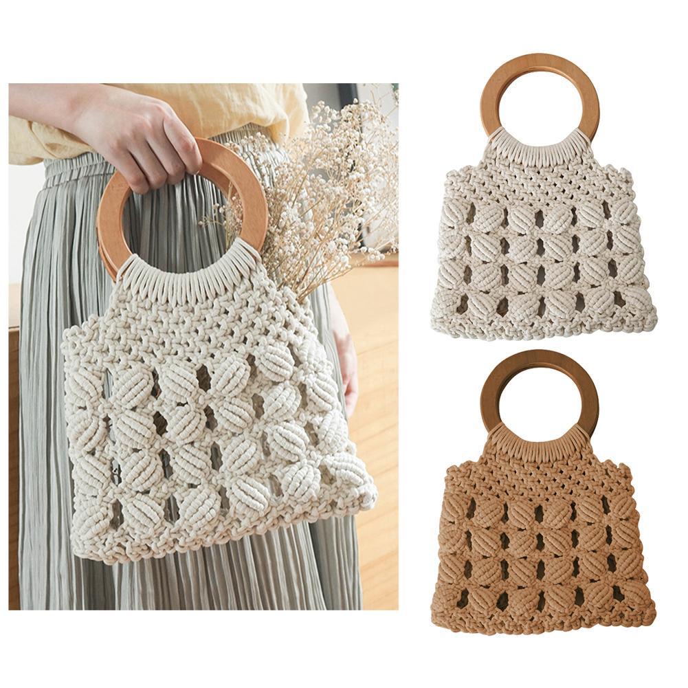 Fashion Cotton Rope Straw Women’s Bag