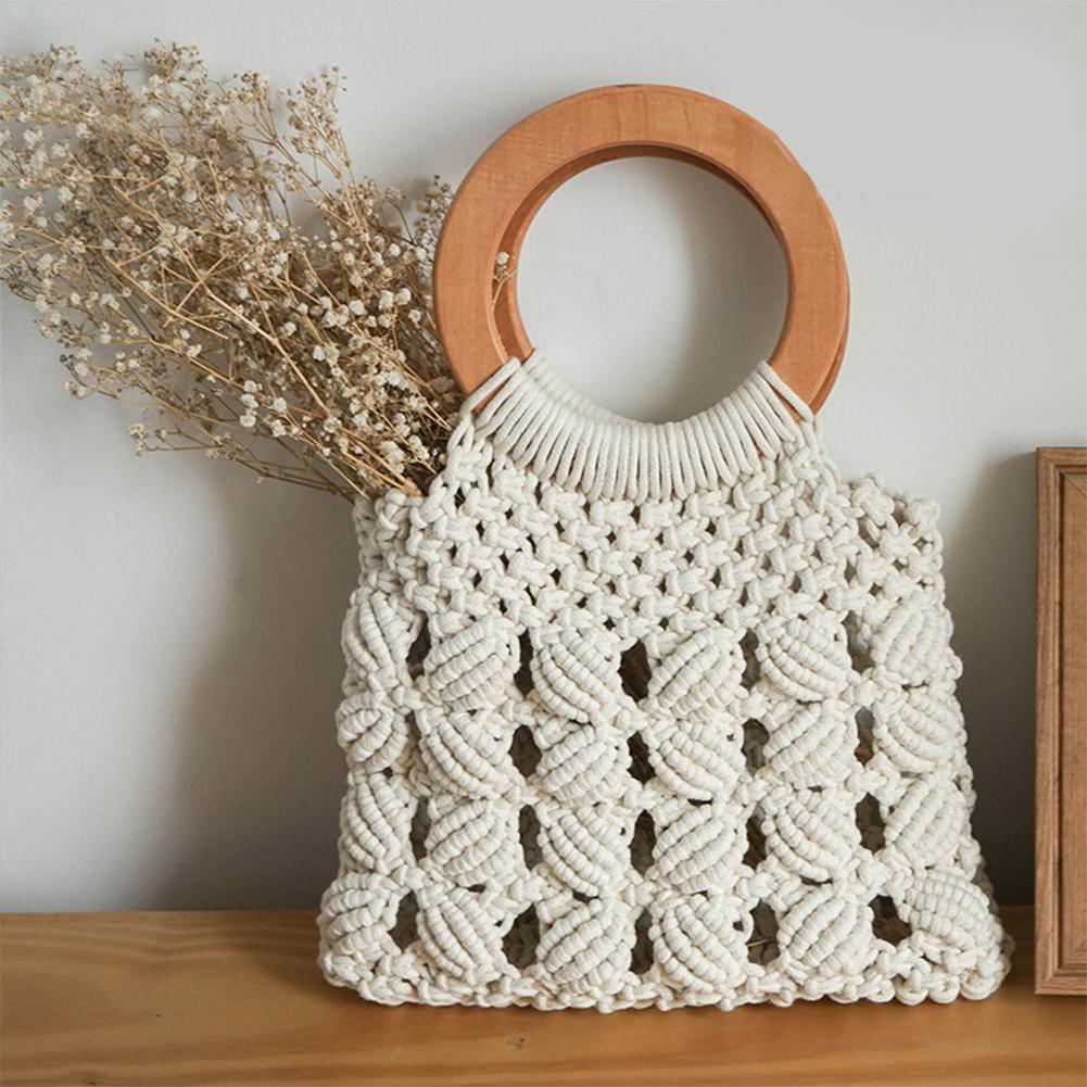 Fashion Cotton Rope Straw Women’s Bag - Casa De Ocio