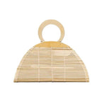 Bamboo Hand-woven Clutch Bag Natural Bamboo Bag Handbag - Casa De Ocio