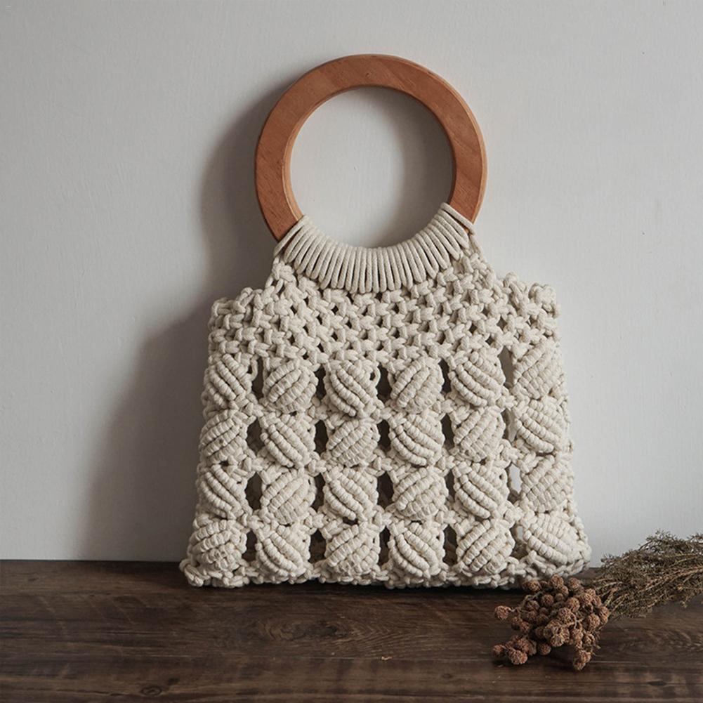 Fashion Cotton Rope Straw Women’s Bag - Casa De Ocio