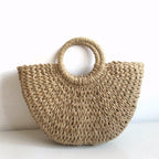 Straw Woven Paper Rope Round Simple Solid Color Weaving - Casa De Ocio
