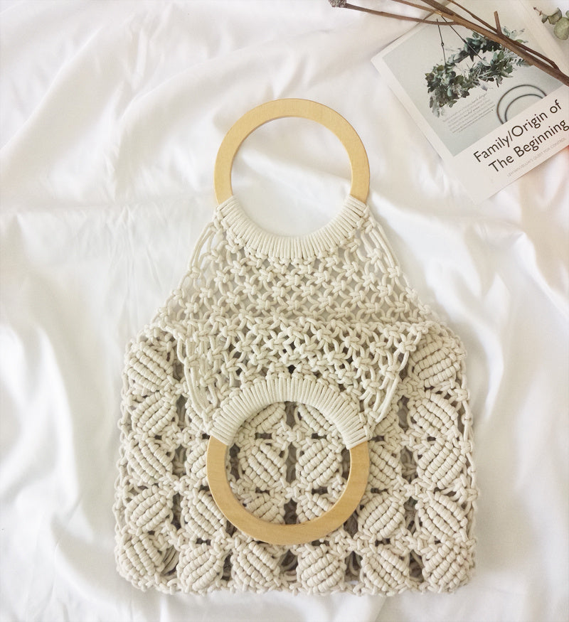 Fashion Cotton Rope Straw Women’s Bag - Casa De Ocio