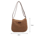 Niche Design Vacation Straw Tote Bag - Casa De Ocio