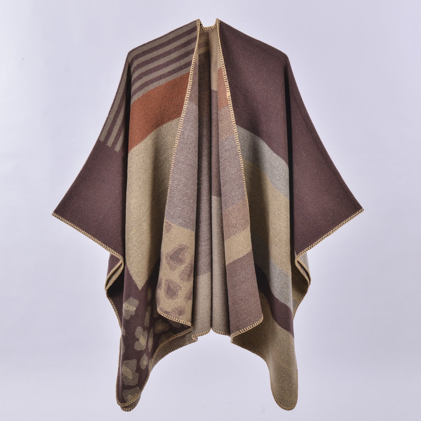 Autumn & Winter Plaid Scarf – Versatile Women’s Shawl for Travel, Casual, and Outdoor Wear