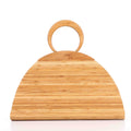 Bamboo Hand-woven Clutch Bag Natural Bamboo Bag Handbag - Casa De Ocio