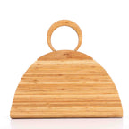 Bamboo Hand-woven Clutch Bag Natural Bamboo Bag Handbag - Casa De Ocio