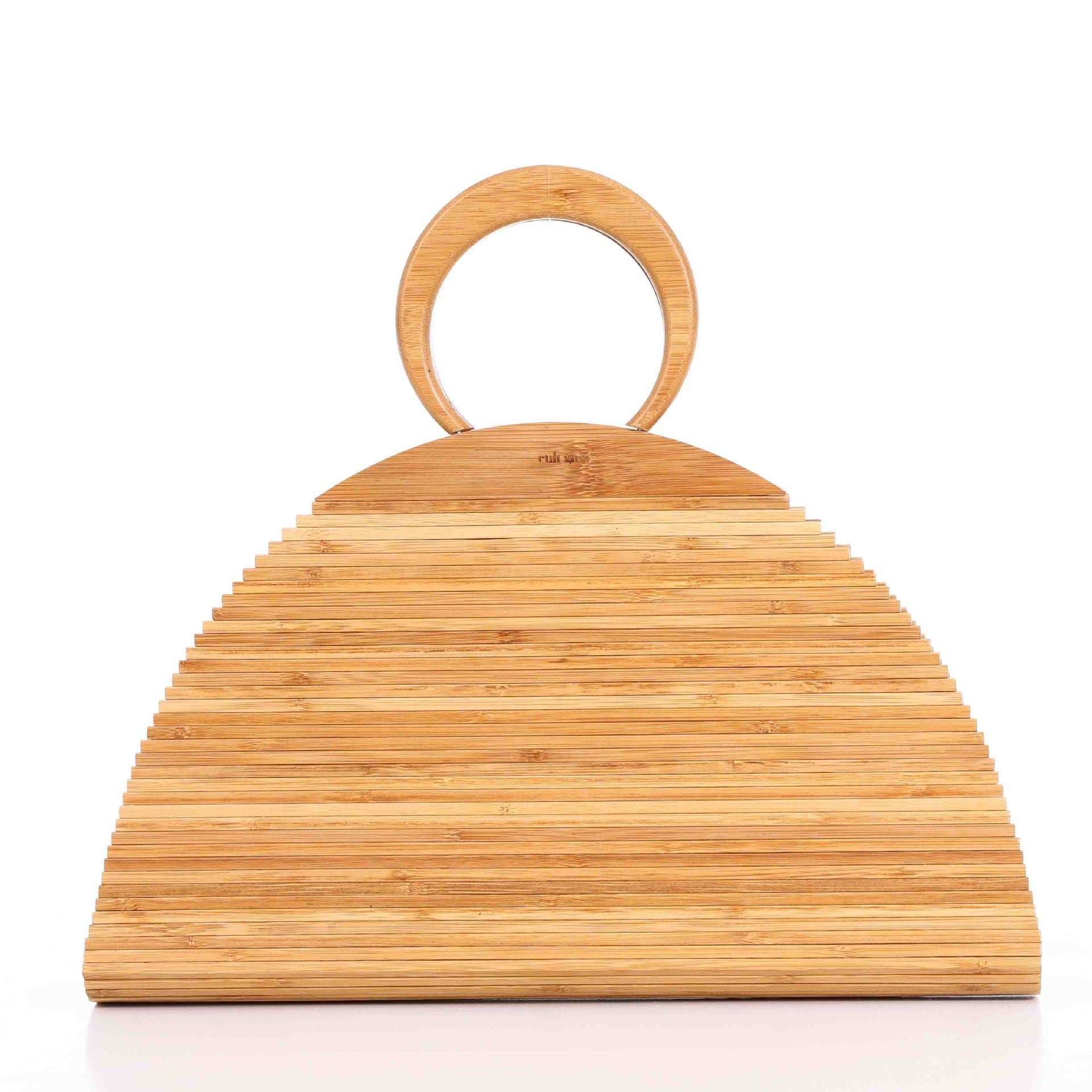 Bamboo Hand-woven Clutch Bag Natural Bamboo Bag Handbag - Casa De Ocio