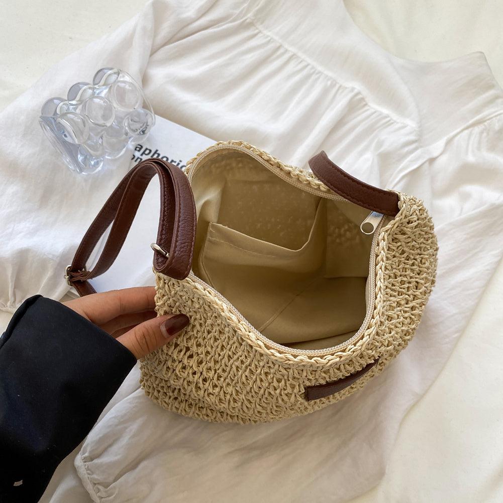 Niche Design Vacation Straw Tote Bag - Casa De Ocio