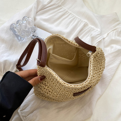 Niche Design Vacation Straw Tote Bag - Casa De Ocio