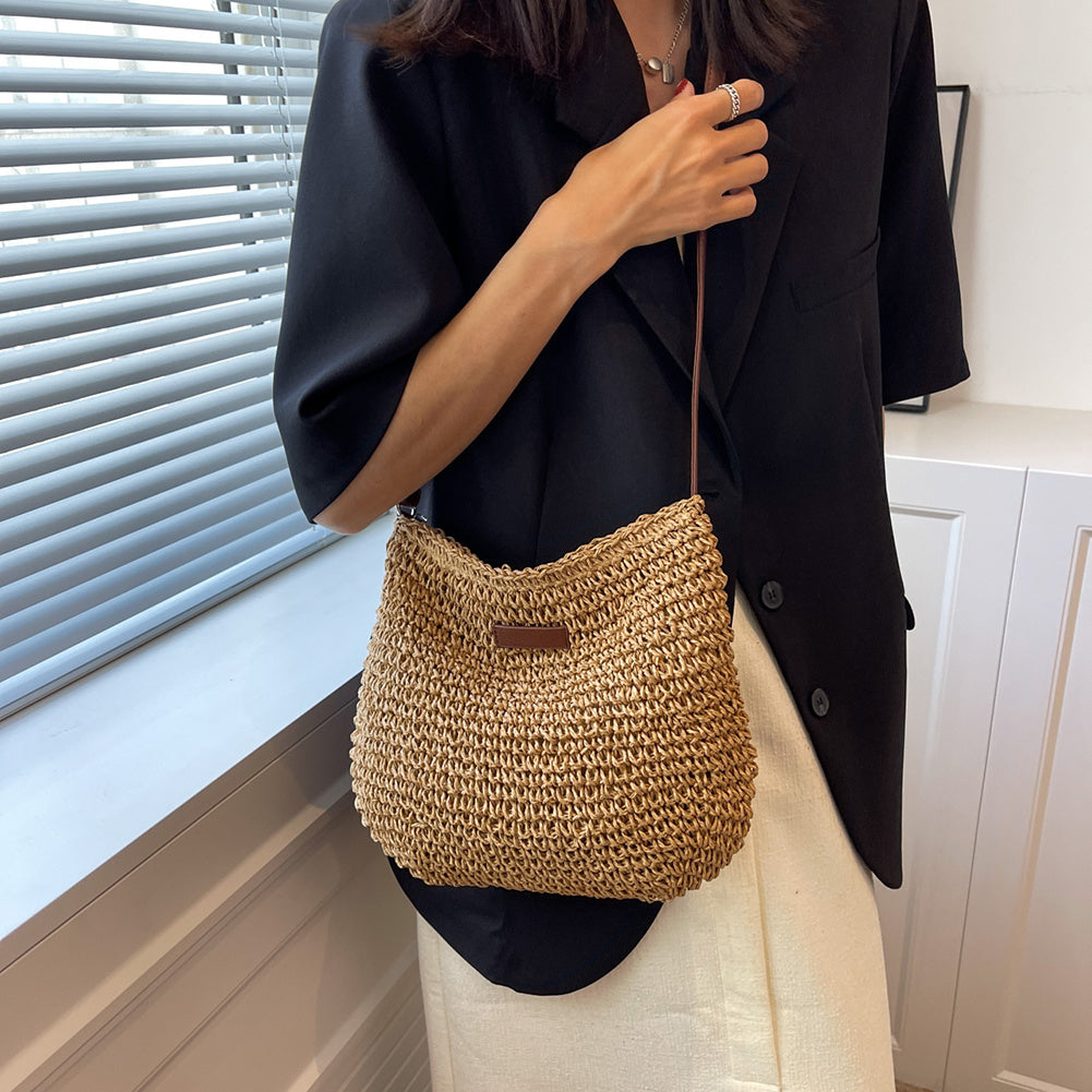 Niche Design Vacation Straw Tote Bag - Casa De Ocio