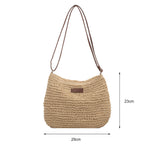 Niche Design Vacation Straw Tote Bag - Casa De Ocio